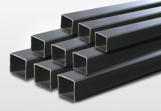 Black square box steel pipe